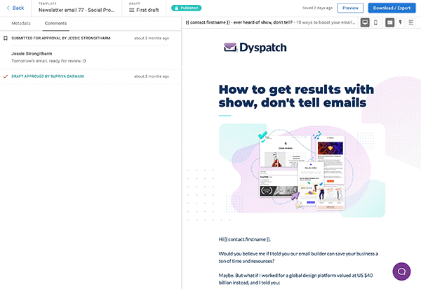 The dyspatch hubspot integration