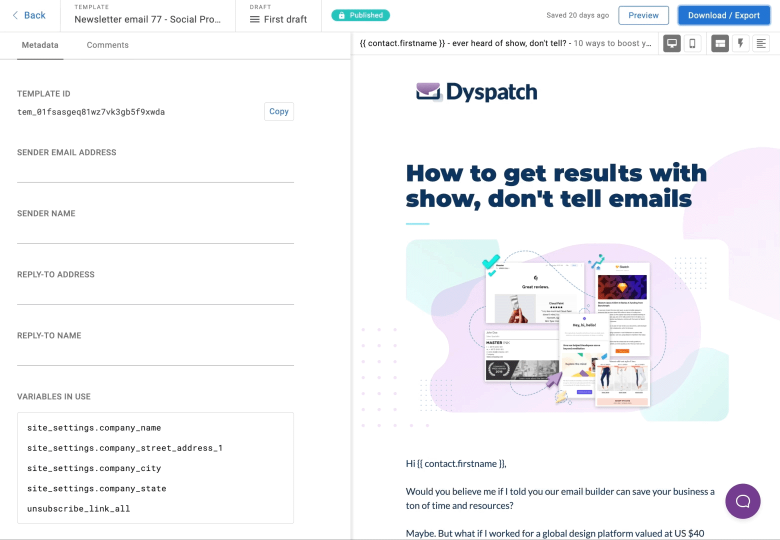 Dyspatch's Salesforce Marketing Cloud integration