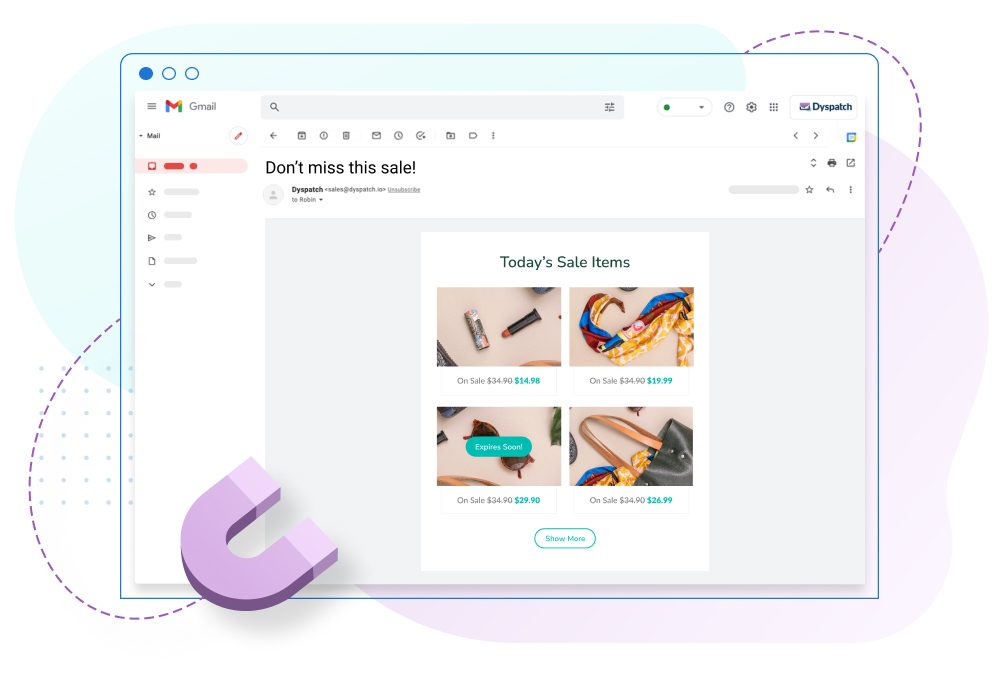 Live product list