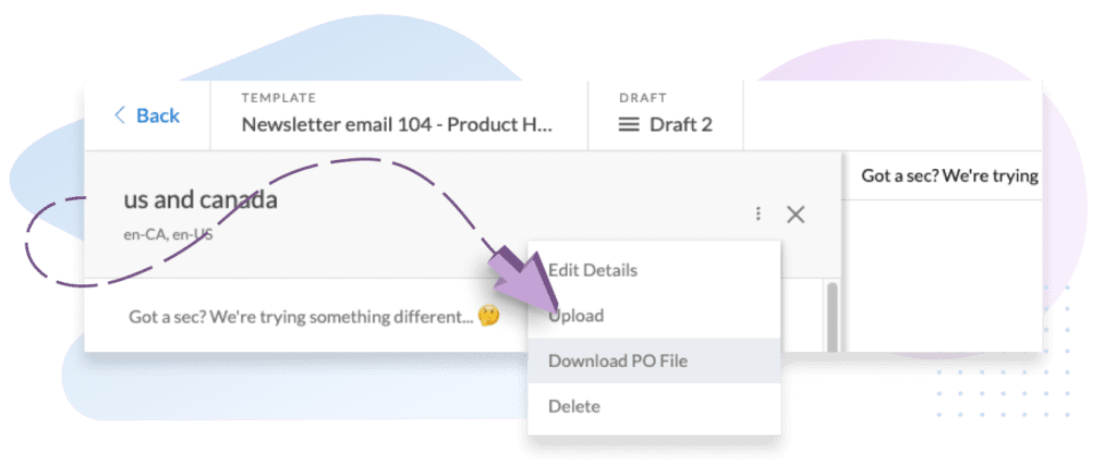 Download individual PO files with Dyspatch's localization workflows