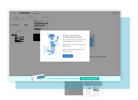 Remix your email in the visual playground