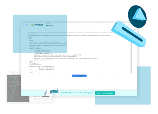 img blockify export Export your HTML Email template for use with your ESP