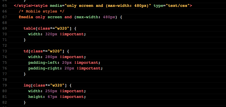 Actual, legible CSS